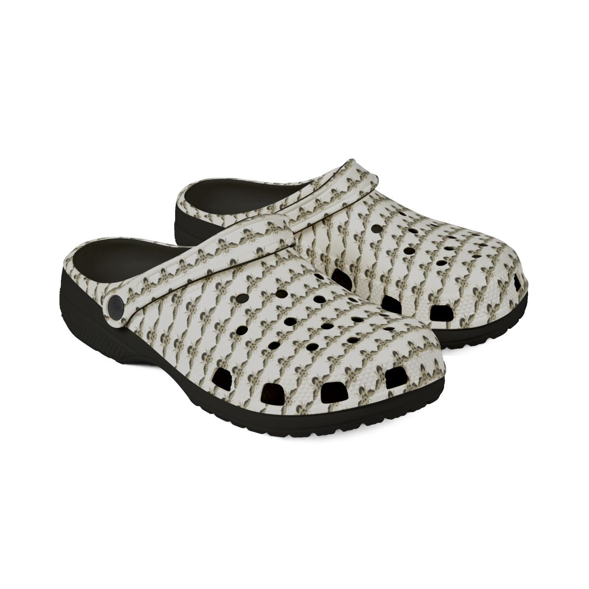 Bee Patterned EVA Foam Clogs – Lightweight Ventilated Slip-On Shoes